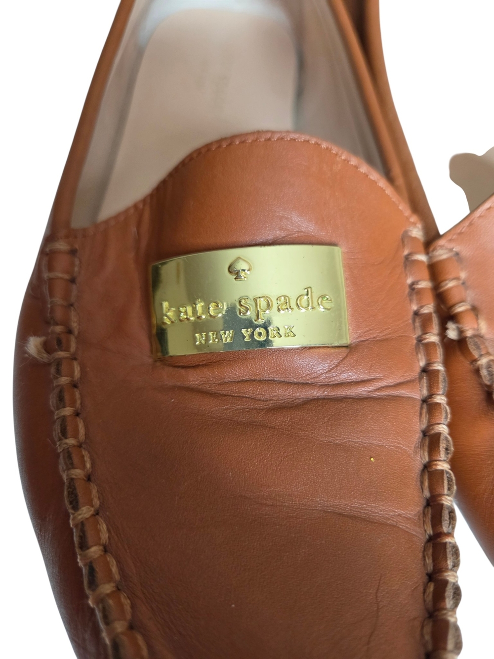 KATE SPADE "CORRIE" WOMEN'S LOAFERS W/ Gold Tag Logo Good Pre-owned Condition - Picture 13 of 15